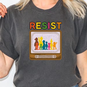 Save PBS Resist Shirt, Comfort Colors Shirt, Political Protest Tee, Save Public Broadcasting, Hands-Off Tee, Broadcasting Service T Shirt