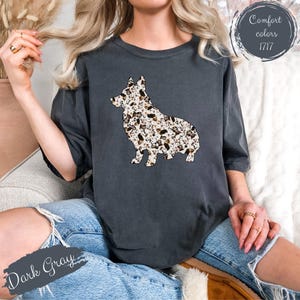 Cute Corgi Shirt, Comfort Colors Shirt, Dog Shirt, Crazy Corgi Lady Tee, Pembroke Welsh corgi, Gift for Corgi Owner, Corgi Mom Life Shirt