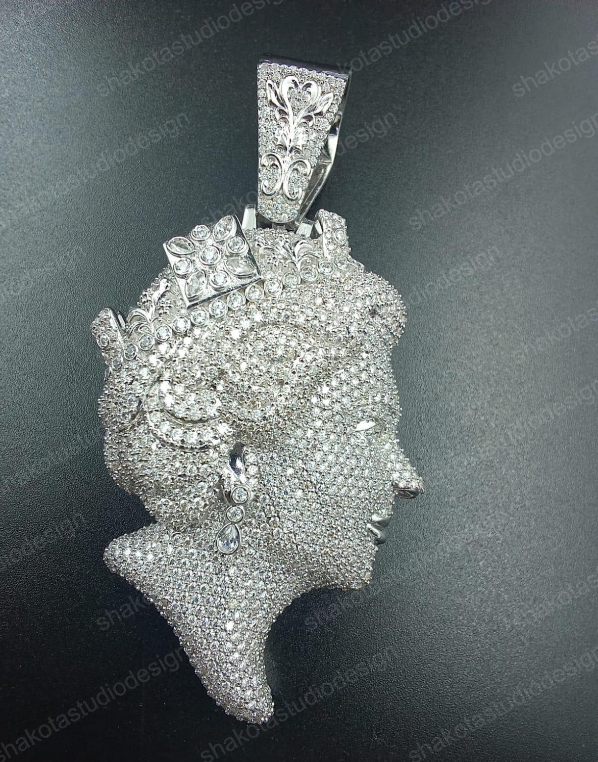 Ice205】Central Queen Pendant ペンダントトップ Ice205】Central