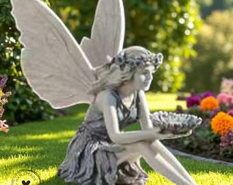 Feen-Engel-Statue: Feenhafter Garten- & Wohndeko