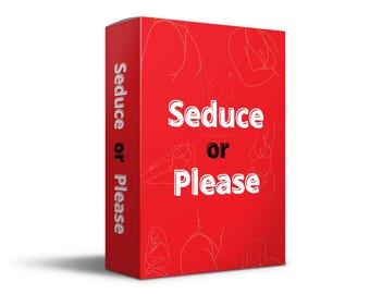 Seduce or Please Sexy Card Game for Couples – Dirty Date Night Game, Flirty Dares, Romantic Foreplay Deck, Naughty Adult Printable