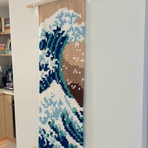 Tolles Tapisserie-Muster | Ocean Wandbehang Häkelanleitung | Digitaler Download | FuchsundLoop