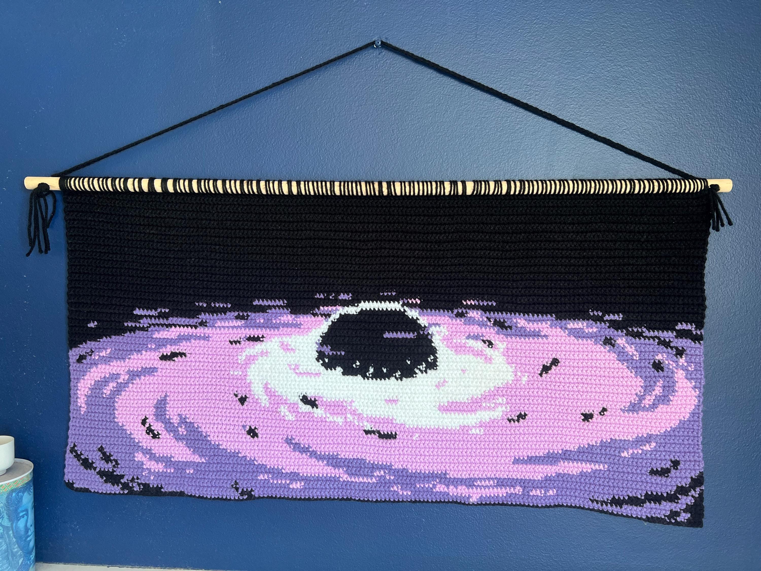 Black Hole Crochet Tapestry Pattern | Galaxy Wall Hanging | Space ...