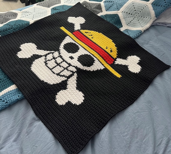ワンピース ameri vintage crochet onepiece Crochet Tapestry Pattern One Piece Going Merry | Foxandloop - Etsy