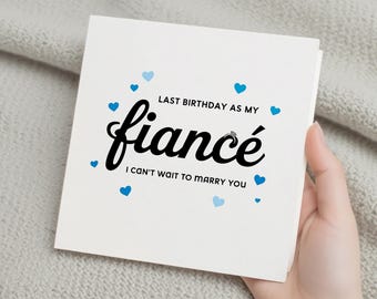 Fiance Birthday Card, Happy Birthday Fiance, Birthday Card For Fiance, Fiance Birthday Card For Him, Fiance Birthday Gift For Him, Boyfriend