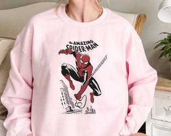 The Amazing Spider Man Sweatshirt: Avengers Superhero Sweater