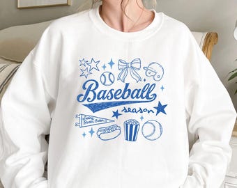 Baseball Season Sweatshirt: Game Day Baseball Sweater