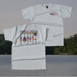 4th of July Fishing Lure PNG SVG, Patriotic Fishing Shirt Design, American Flag Fishing Graphic, Red White Blue Fisherman Digital Download image 7