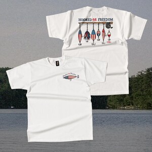 4th of July Fishing Lure PNG SVG, Patriotic Fishing Shirt Design, American Flag Fishing Graphic, Red White Blue Fisherman Digital Download image 5