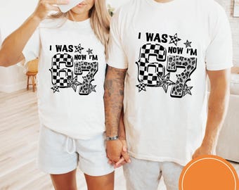 I Was 6 Now I'm 7 Birthday Shirt, Funny 7th B-day Gift for Boy Girl, Viral 67 Meme Birthday Tee, 6 Turning 7 Birthday Shirt, Comfort Color