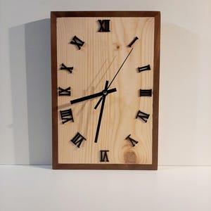 Reloj de pared rectangular