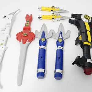 Vintage Toys : Action Figure - Mighty Morphin Power Rangers - 5 in 1 Power Blaster - Bandai 1995