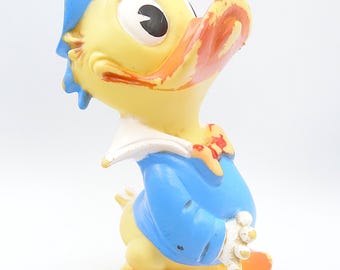 Vintage Toys : Squeaky LEDRA PLASTIC Donald Duck - Walt Disney Productions Vintage Made In Italy