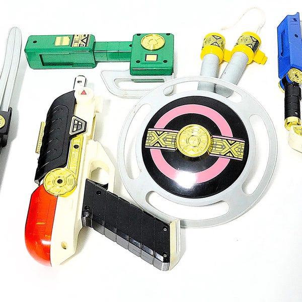 Vintage Toys : Action Figure - Mighty Morphin Power Rangers - Zeo 7 in 1 Blaster - Bandai 1996