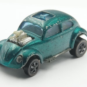 Vintage Toys : Hot Wheels Red Line - Custom Volkswagen - 1967 - Green - Grey Interior