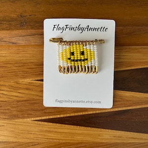 Smiley Gesicht Pin Emoji Perlen Pin Sicherheitsnadel Schmuck glückliches Gesicht Pin Urlaub Geschenk Lehrer Geschenk Strumpf Stuffer Brosche Anstecknadel Geburtstagsgeschenk