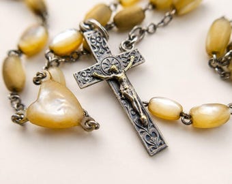 ヴィンテージ スターリングシルバー ロザリオ - Etsy 日本