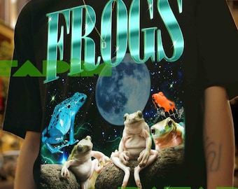 Frog Meme Graphic Tee: Funny Unisex Cotton Shirt