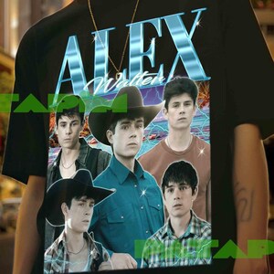 Grafisch Alex Walter-sweater: uniseks T-shirt van katoenmix