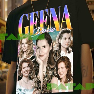 Geena Davis Retro Graphic Tee: Unisex Cotton Blend Sweatshirt