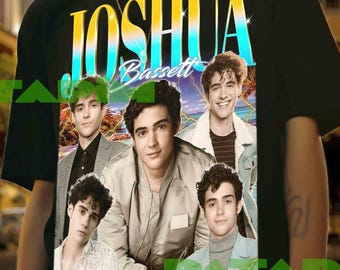 Camiseta gráfica retro de Joshua Bassett: Camisa de algodón unisex