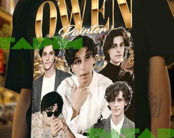 Owen Painter Retro Graphic Tee: Unisex Cotton Blend Sweatshirt