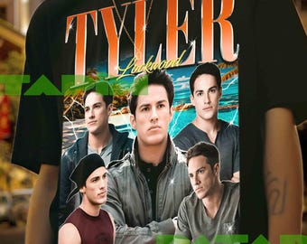Camiseta de Tyler Lockwood, camiseta para fans de la serie de televisión, ropa urbana unisex de algodón, camiseta de Tyler Lockwood, merchandising para fans de TVD, camiseta con estampado del personaje del hombre lobo.