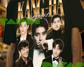 Camisa retro Kang Ha Neul: Camiseta unisex de drama coreano