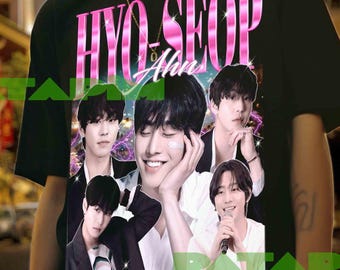 Ahn Hyo-seop Retro Graphic Tee: Unisex Korean Drama Shirt