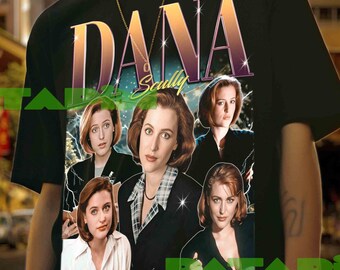 Shirt Dana Scully, T-shirt Dana Scully X-Files fan, T-shirt FBI-agent, katoenen uniseks shirt scifi-tv-serie, merchandise streetwear scifi-fan