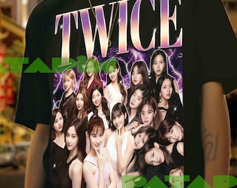 TWICE Kpop Retro Graphic Tee: Kpop Idol Unisex Sweatshirt, Twice Kpop Shirt