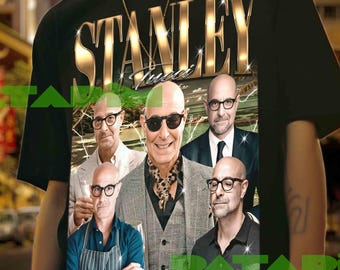Camiseta de Stanley Tucci, camiseta gráfica de actor de Hollywood, camiseta para fans de celebridades, regalo unisex de algodón para amantes del cine, meme de Stanley Tucci, Stanley Tucci