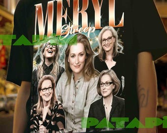 Camiseta con gráfico retro de Meryl Streep: camiseta unisex, camisetas juveniles de Meryl Streep, camiseta de Meryl Streep, póster de Meryl Streep, suéter de Meryl Streep