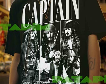 Camiseta gráfica retro del Capitán Jack Sparrow: camiseta unisex, camisetas con meme de Jack Sparrow, camiseta de Jack Sparrow, suéter de Jack Sparrow, camiseta pirata de Jack Sparrow