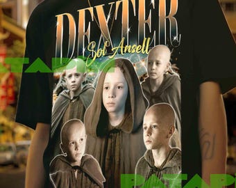 Camiseta gráfica retro de Dexter Sol Ansell: suéter unisex de mezcla de algodón, camisa de Dexter Sol Ansell, ropa de Dexter Ansell, camiseta de Dexter Sol Ansell
