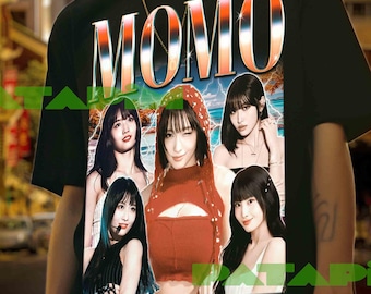 MOMO Kpop Retro Graphic Tee: Kpop Idol Unisex Sweatshirt, Momo Twice Kpop Shirt