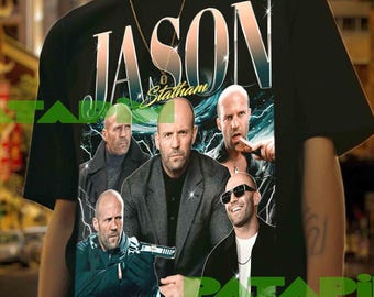 Jason Statham Graphic Tee, Jason Statham Comfort Unisex T-Shirt, Jason Statham Fan Shirt, Gift Movie Lovers, Vintage Jason Statham Shirt