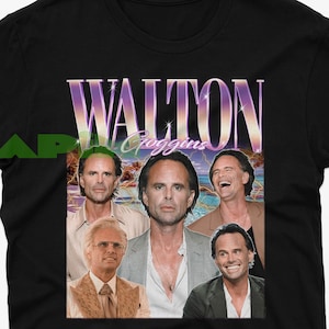 Walton Goggins Retro Graphic Tee: Unisex Cotton Blend Sweatshirt