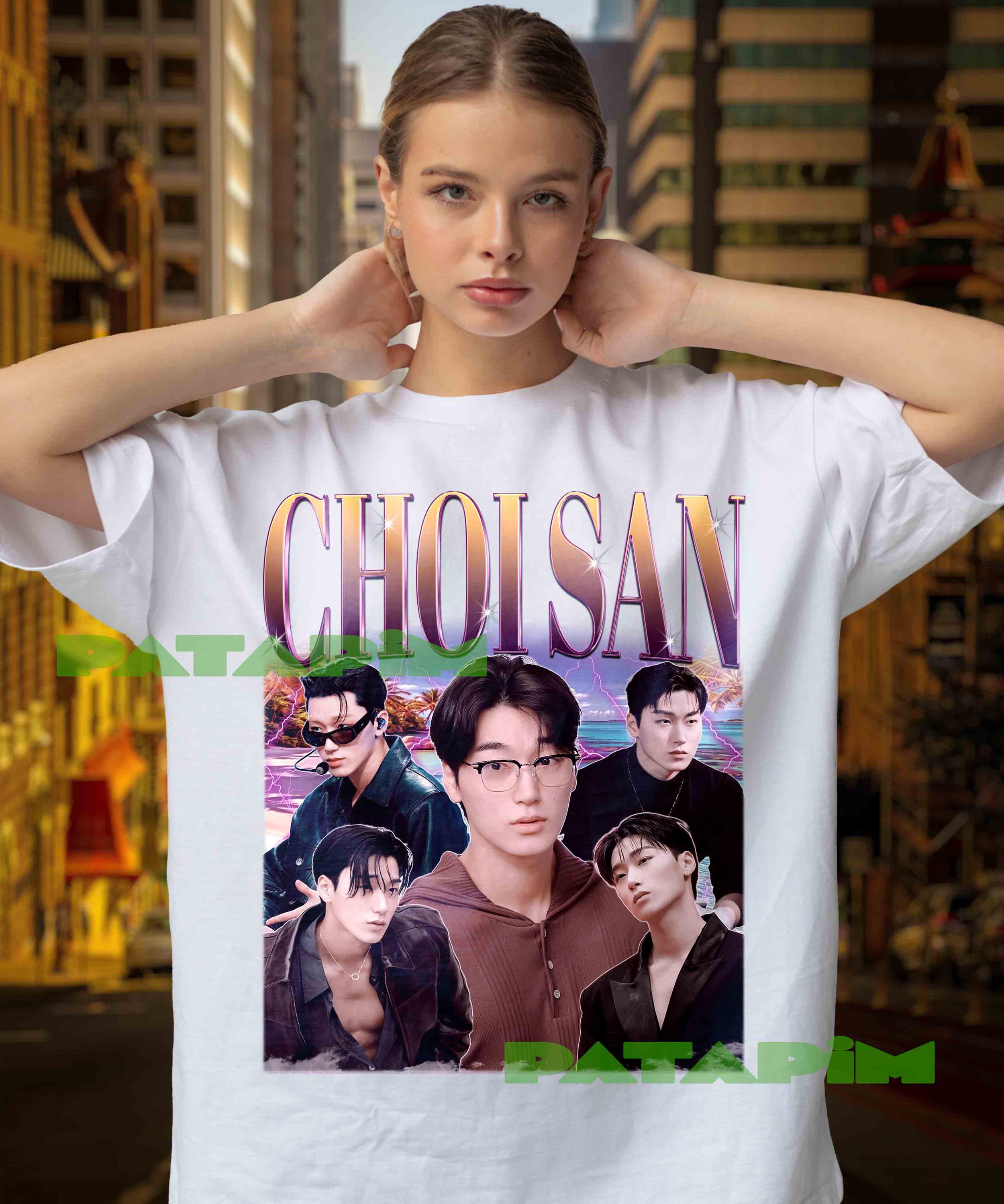 Choi San Kpop Idol Shirt: Retro Ateez Merch Tee - Etsy Canada