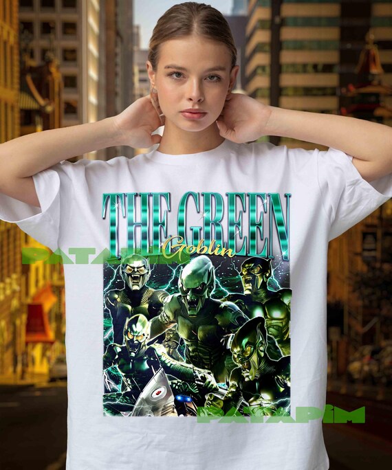 THE GREEN GOBLIN Retro Graphic Tee: Unisex Cotton Blend Sweatshirt