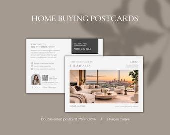 Home Buying Postcard I Modern Real Estate Postcard I Welcome Home Buyer I Introduction Postcard I Marketing | Canva