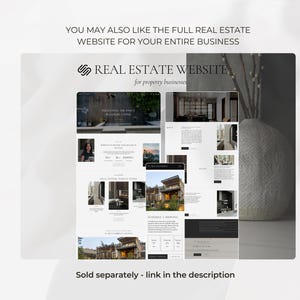 Real Estate Website Templates for Realtors and Agents | Single Property Listing Website 2026 I Open House I Realtor Marketing I Landing Page image 8