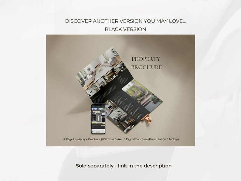Luxury Property Brochure 4 Page Real Estate I Home Flyer I Listing ...