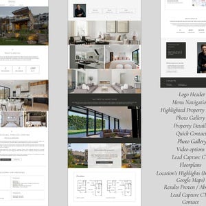 Real Estate Website Templates for Realtors and Agents | Single Property Listing Website 2026 I Open House I Realtor Marketing I Landing Page image 3