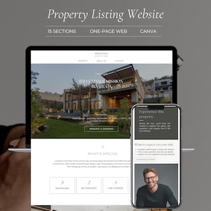 Real Estate Website Templates for Realtors and Agents | Single Property Listing Website 2026 I Open House I Realtor Marketing I Landing Page