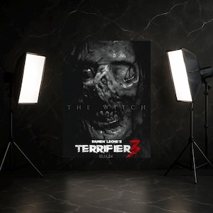 Terrifier 3 “The Witch” Poster – Horror Villain Wall Art | Art the Clown Cult Slasher Print