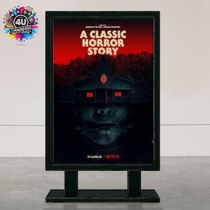 Een klassieke horrorfilmposter – moderne muurkunst