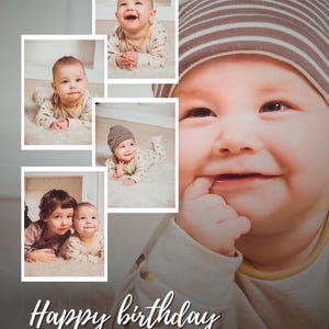 Personalized Baby Name Photo Print: Custom Nursery Wall Art
