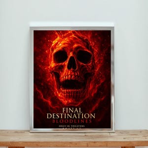Final Destination: Bloodlines Film Poster – Creepy Modern Horror Decor