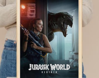 ジュラシックパーク　アートプリントポスター Amazon.co.jp: ジュラシックパーク プリント キャンバス